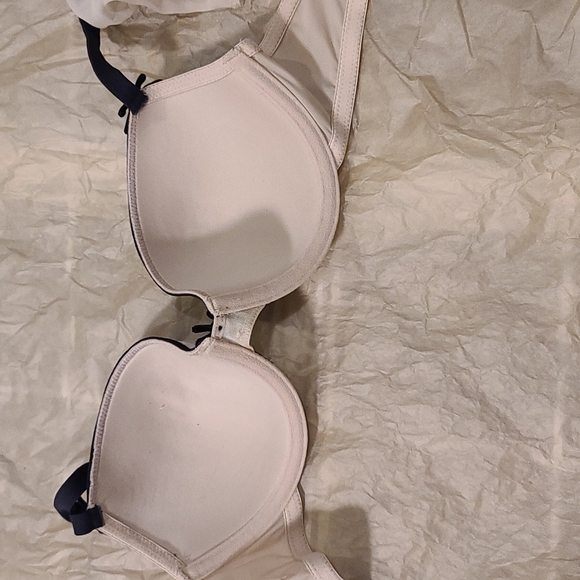 La Senza Embroidered Bra 32D & Flowy Shorts UK10 S - Picture 13 of 16